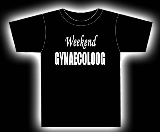 FunShirt "WEEKENDGYNAECOLOOG"