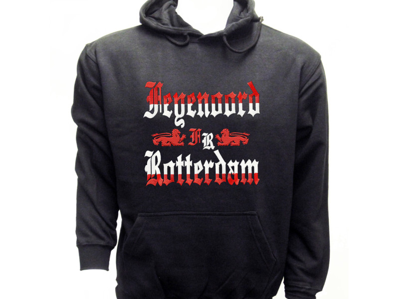 Hooded FR leeuw rood wit