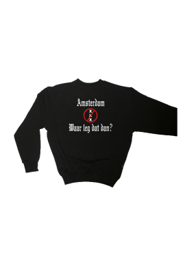 Sweater Amsterdam waar leg dat dan?