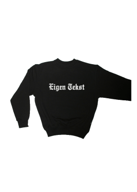 Sweater met Uw eigen tekst